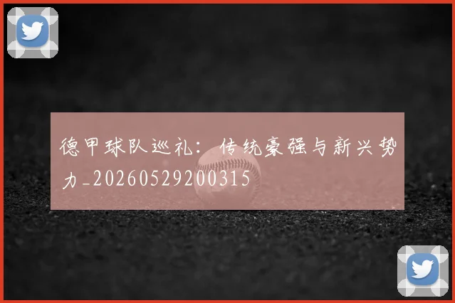 德甲球队巡礼:传统豪强与新兴势力_20260529200315